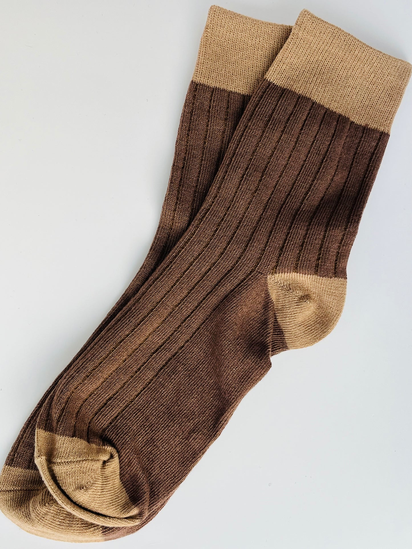 Chaussettes bi-couleurs