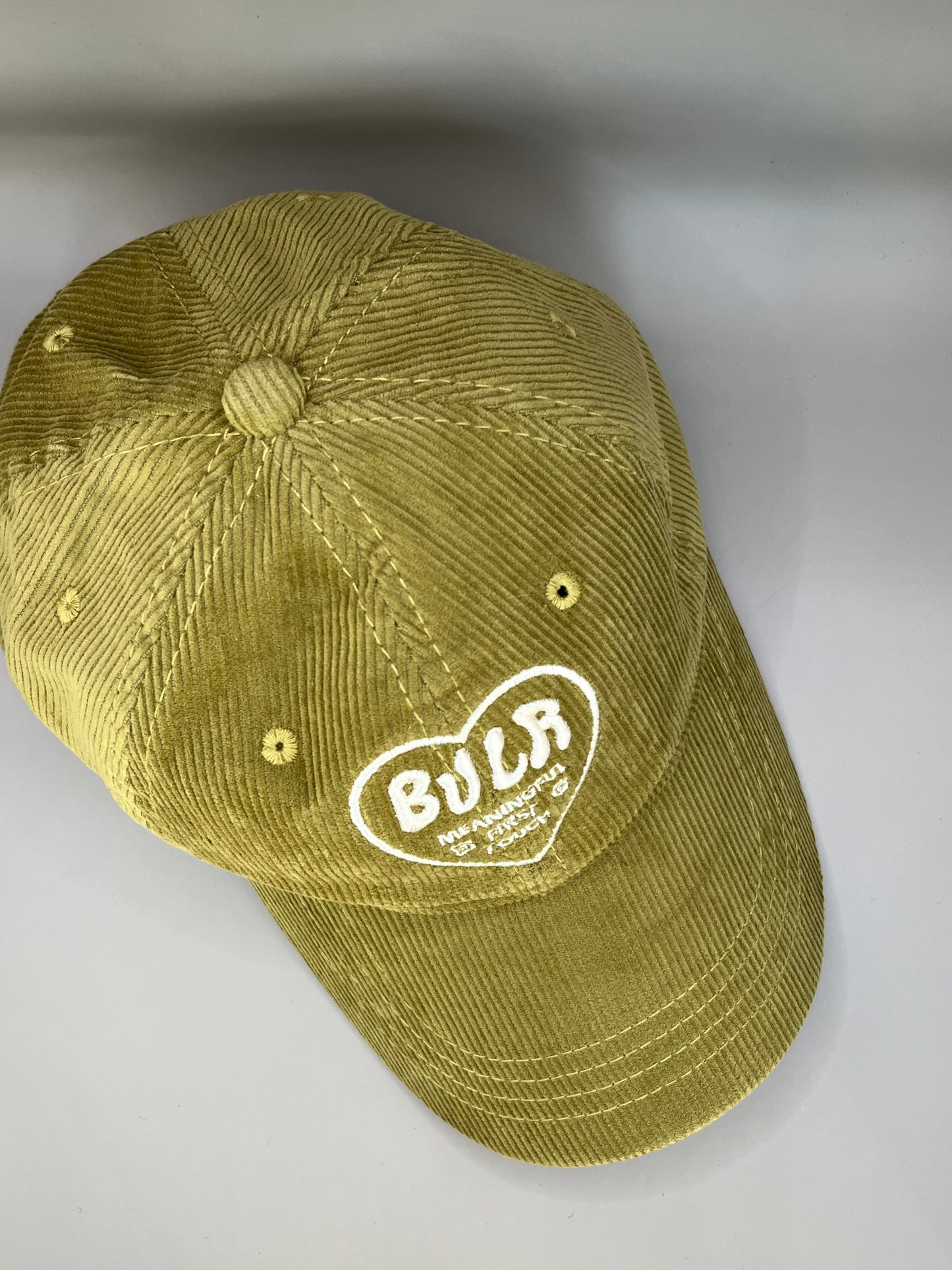 Casquette  BULR velours kaki